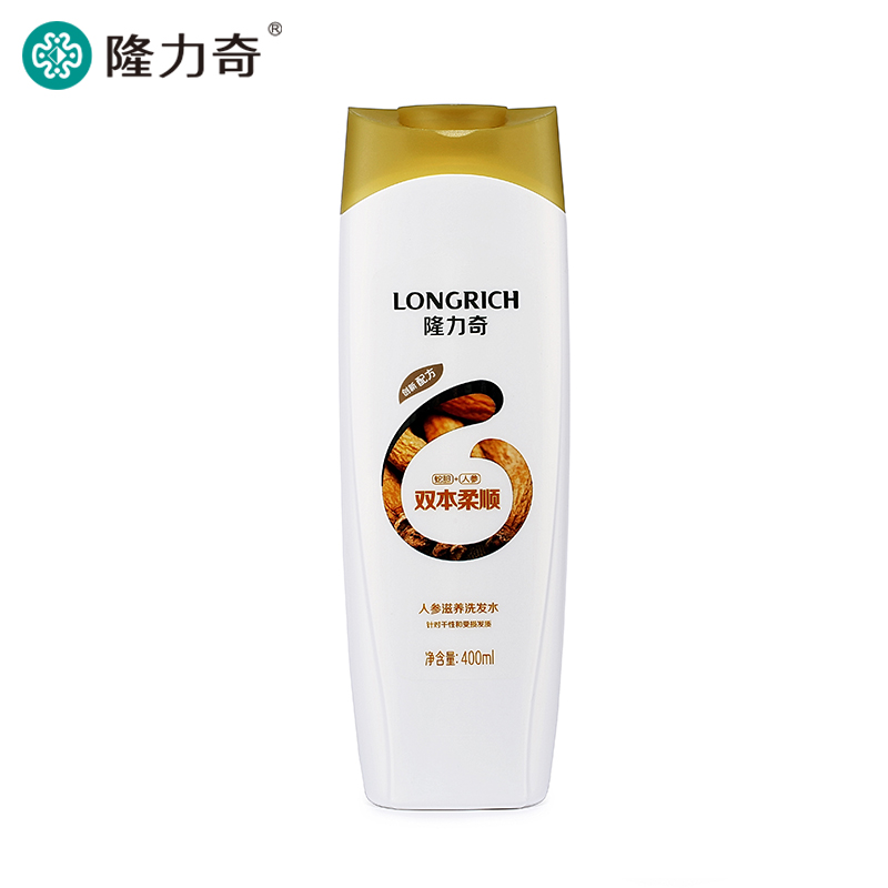 隆力奇正品400ml人参滋养洗发水保湿滋润发质适合干燥干枯发包邮
