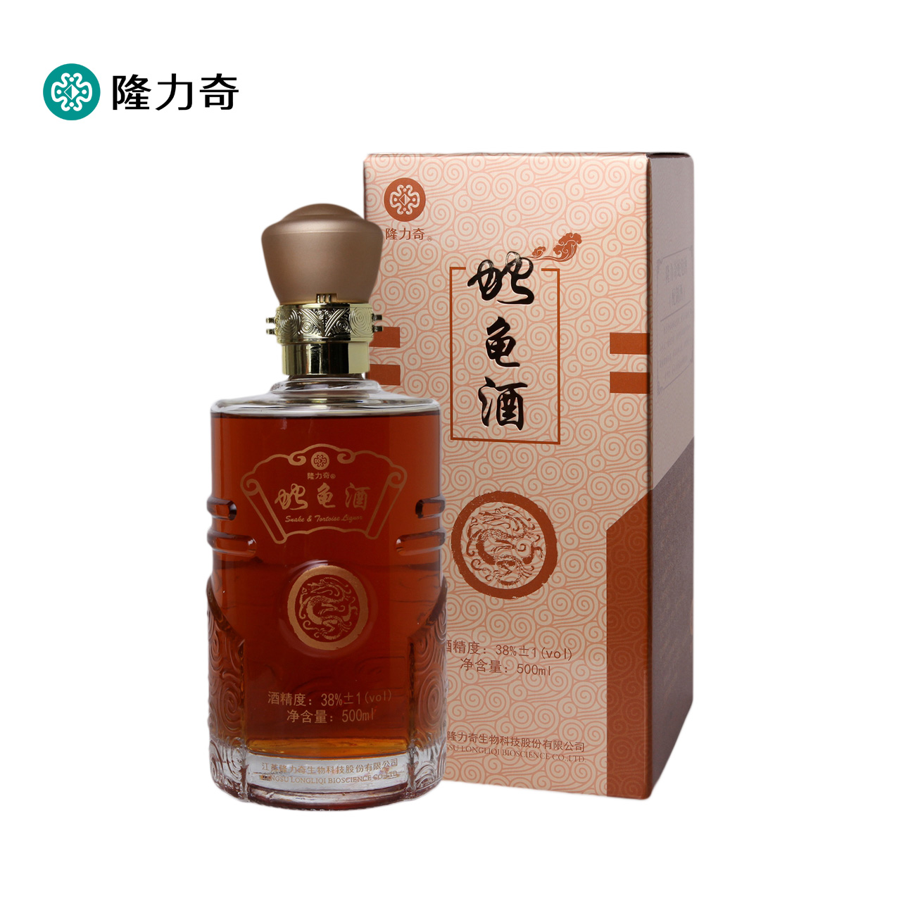 隆力奇蛇龟酒500ml